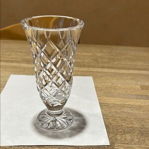 Waterford crystal footed Kinsale vase